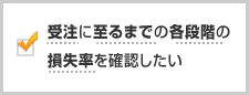 受注に至るまでの各段階の損失率を確認したい